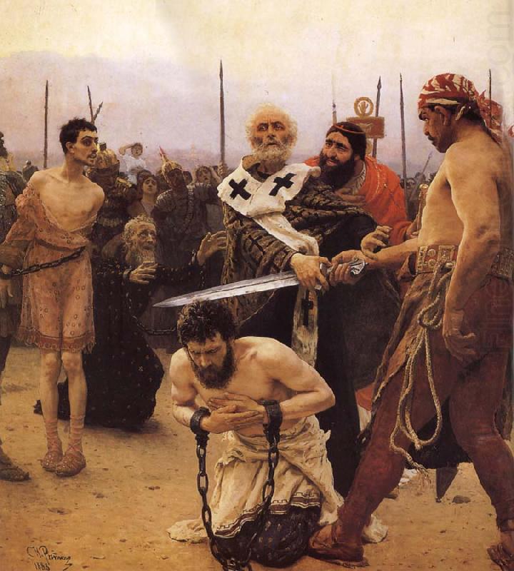 St.Nicholas of Myra Delivers The Three Innocent Men, Ilya Repin